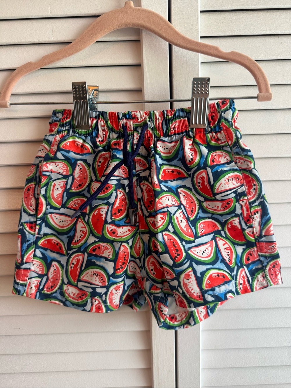 98 Coast Av. Boys’ Watermelon Print Swim Trunks